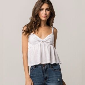 Twist Front Baby Doll Tank